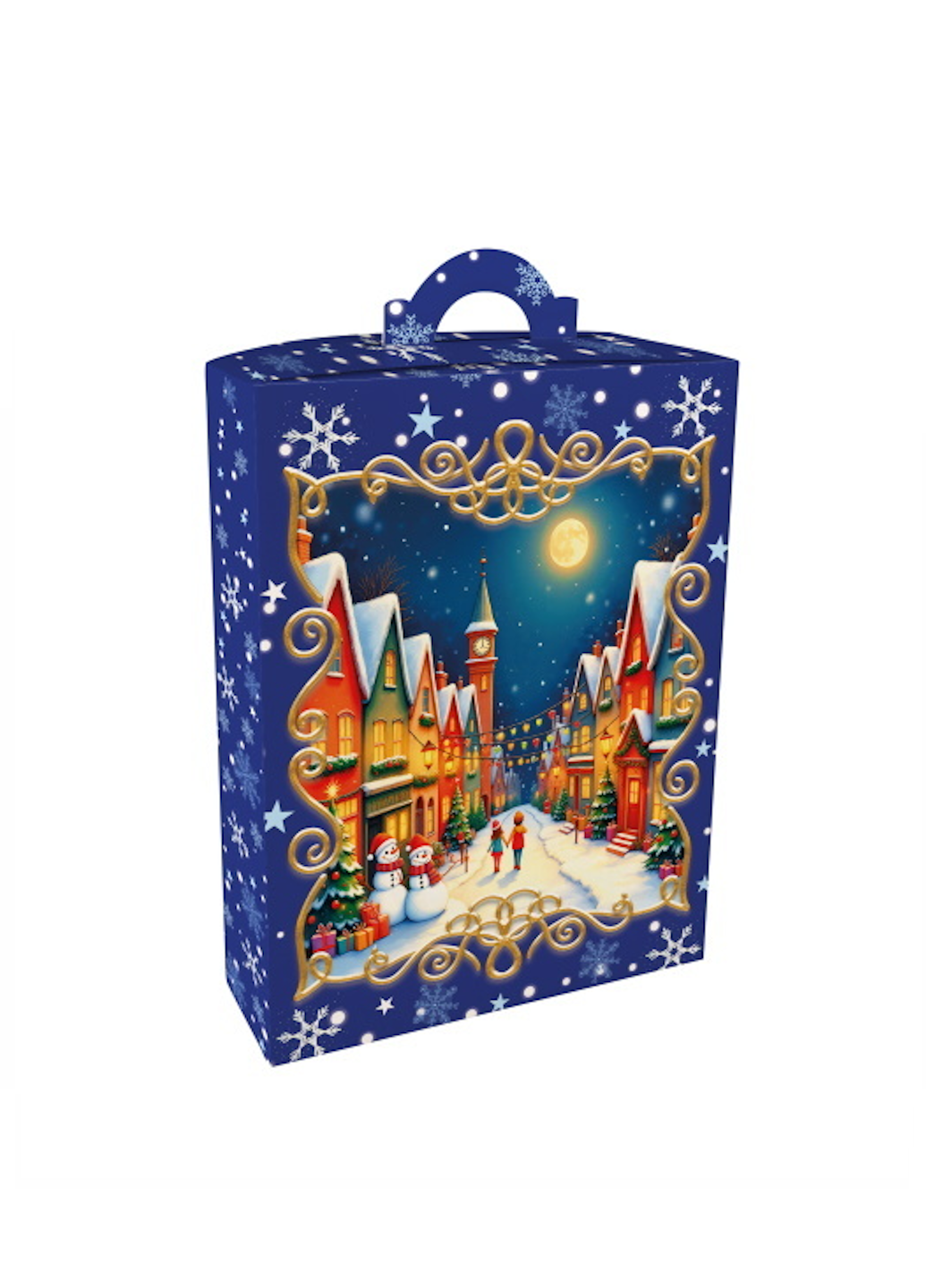 Солодкий новорічний подарунок №19/4 «Містечко мрій», Вам дарунок, 600г